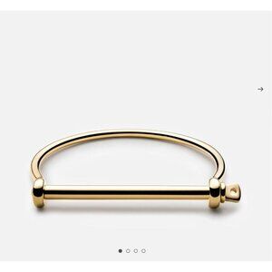 MIANSAI Thin Screw Cuff Gold Small NEW $250